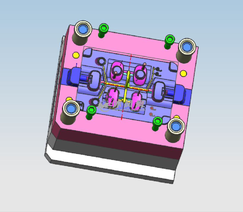 模具設(shè)計圖紙 一模多腔復(fù)雜結(jié)構(gòu)的創(chuàng)新實(shí)踐